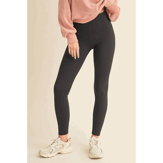 Yelete Full Size Fleece Lined High Waisted Leggings