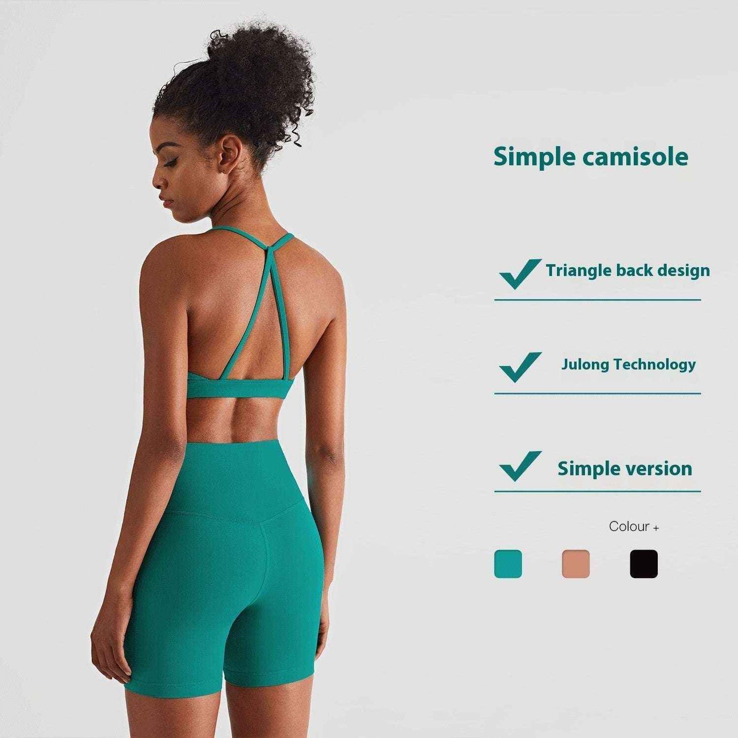 Push Up Sports Women's Triangle Beauty Back Exercise Vest