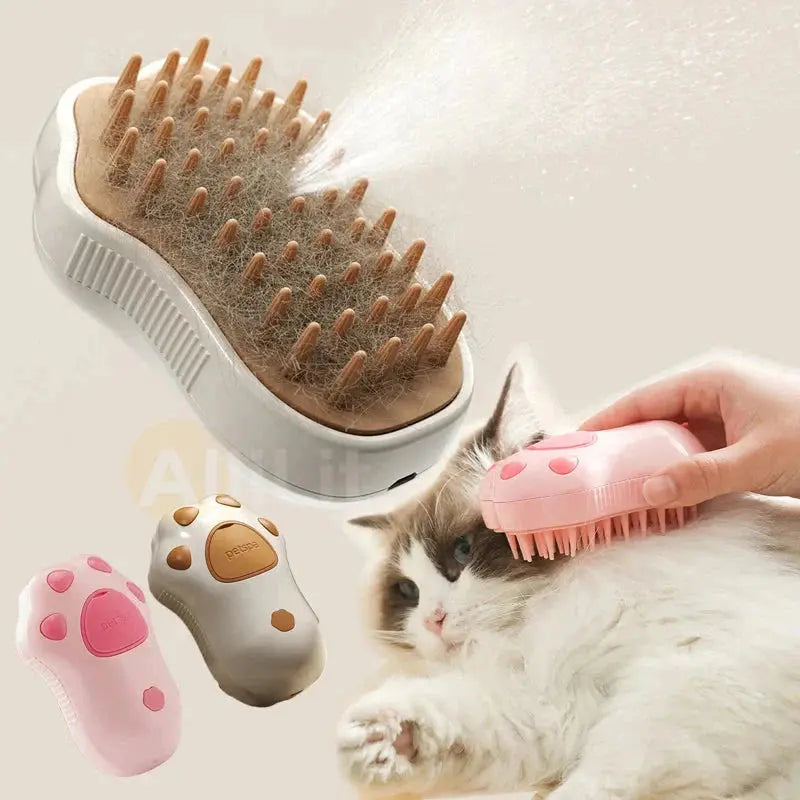 Electric Cat Steam Brush β 3-In-1 Pet Grooming Comb with Water Spray for Cats and Dogs, USB Rechargeable 64125d6d0b07114e72be7e53c8054126 kt168shophk