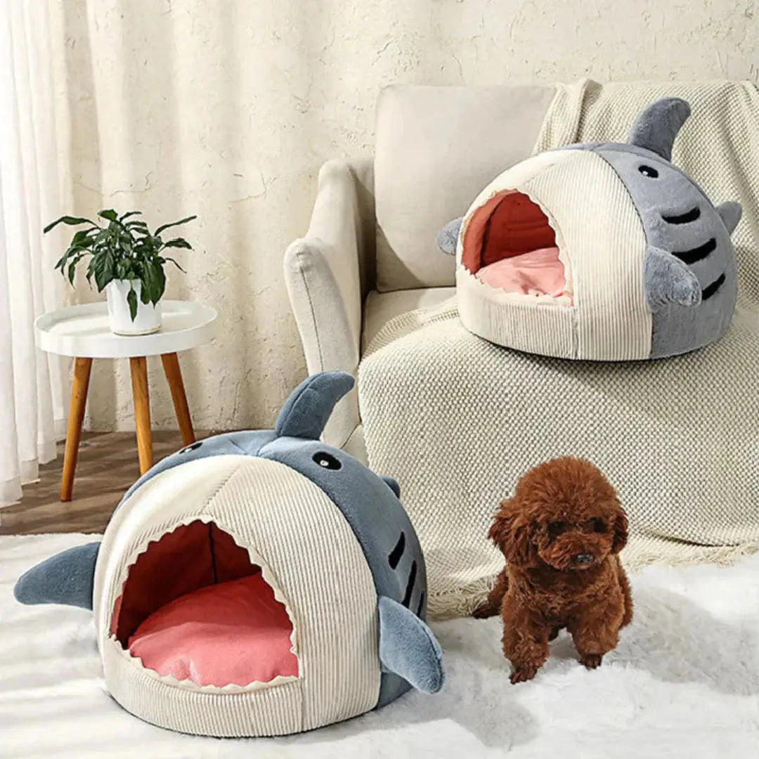 Luxury Plush Shark Pet Bed 67858c2fdd945b61f31cce9ac857f204 kt168shophk