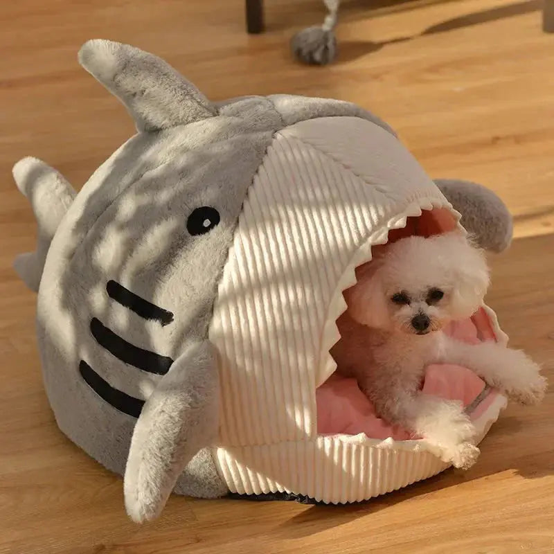 Luxury Plush Shark Pet Bed 80b6a72635e17403d409d98a8361bf97 kt168shophk