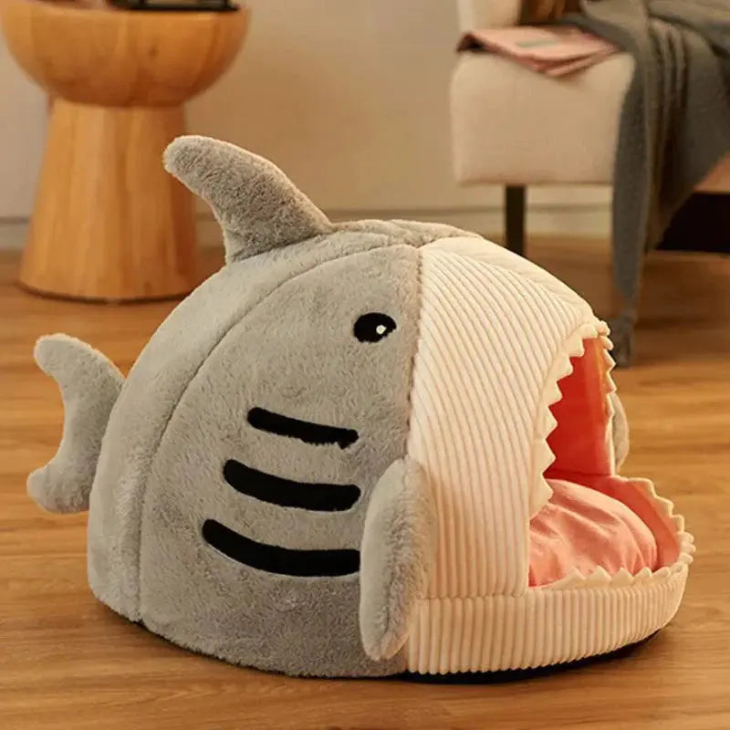 Luxury Plush Shark Pet Bed 86fc568dff245c1f783b0af1b0b8b77e kt168shophk