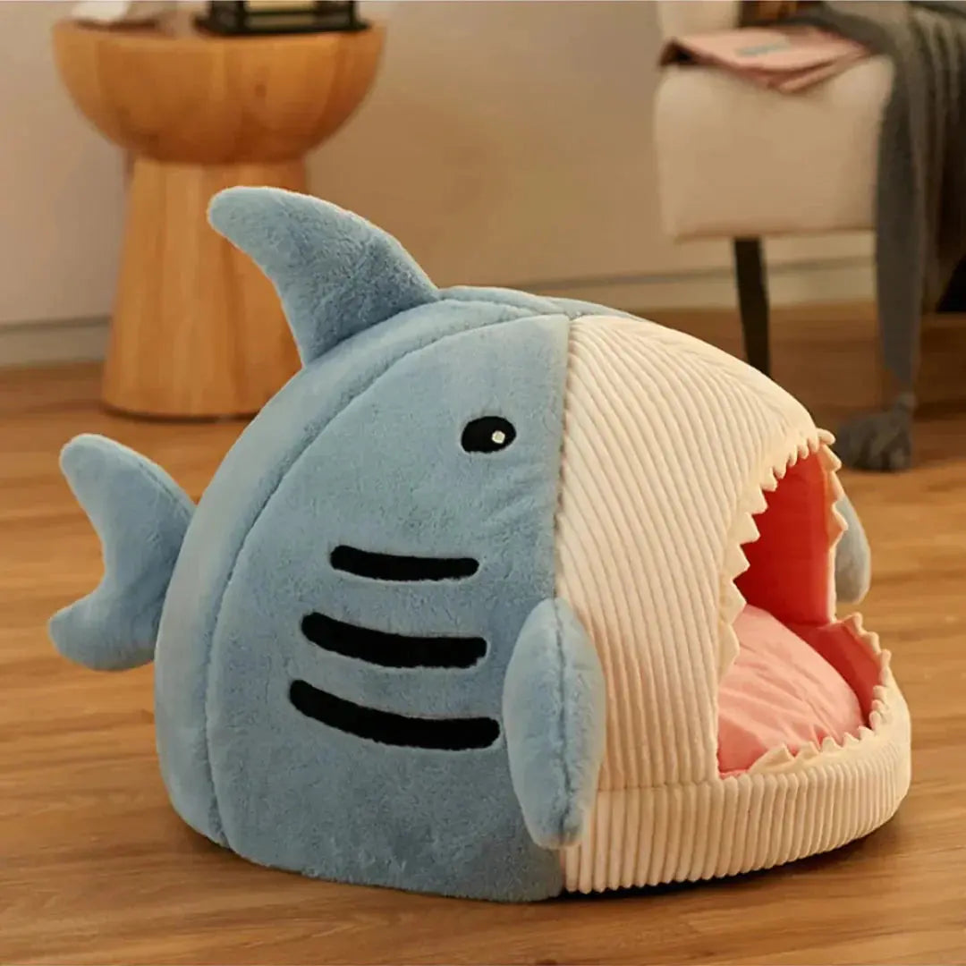 Luxury Plush Shark Pet Bed f21d994c805f49afe6b05cffbca0a787 kt168shophk