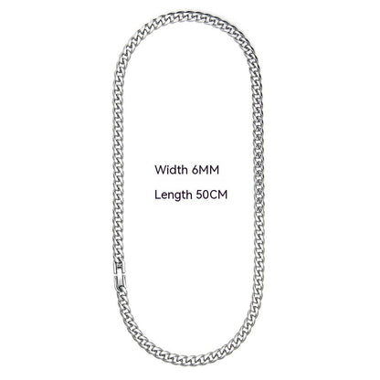 Cuban Link Chain Non-Fading Titanium Steel Necklace