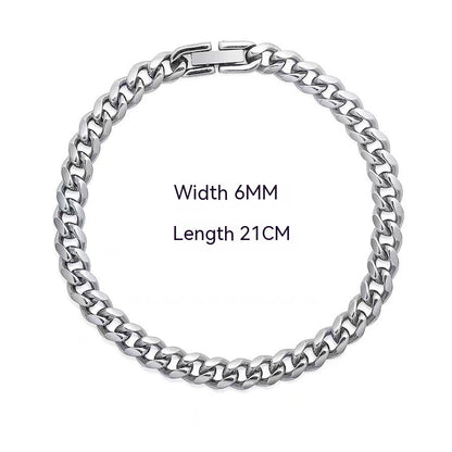 Cuban Link Chain Non-Fading Titanium Steel Necklace