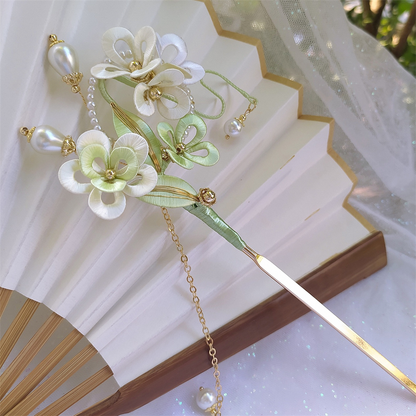 Non-Legacy Flower-Wrapped Hairpin Finished Product 