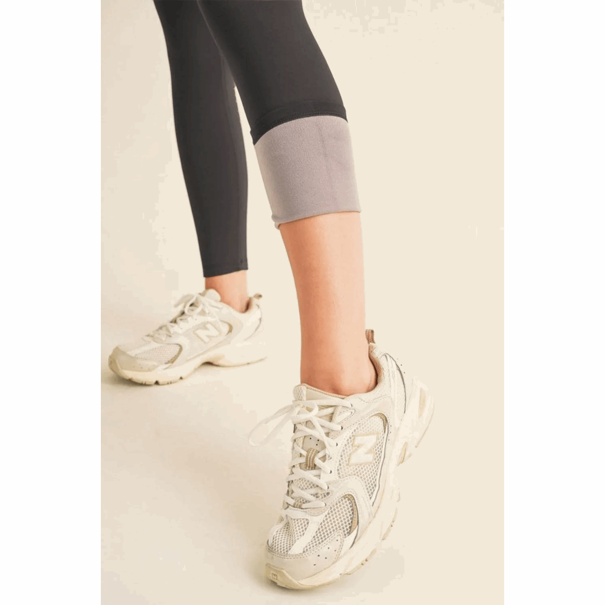 Yelete Full Size Fleece Lined High Waisted Leggings