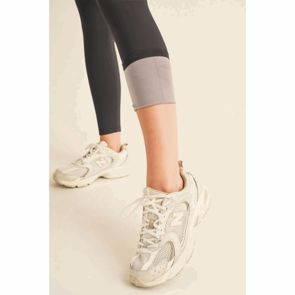 Yelete Full Size Fleece Lined High Waisted Leggings