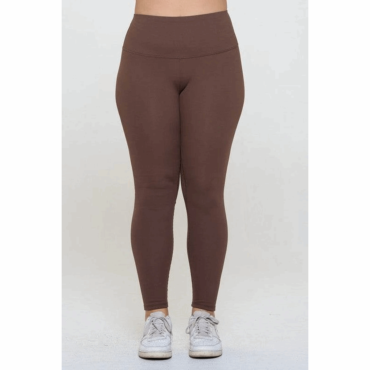 Yelete Full Size Fleece Lined High Waisted Leggings