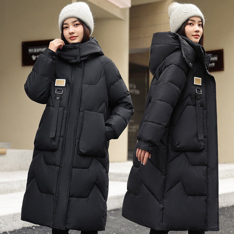 Detachable Hat Thickened Coat