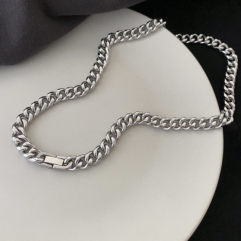 Cuban Link Chain Non-Fading Titanium Steel Necklace