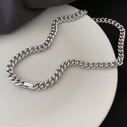 Cuban Link Chain Non-Fading Titanium Steel Necklace