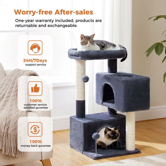 Cat Tree for Large Cats Cat Tower for Indoor 6033500f78303bd330590d4cb2e117e2 kt168shophk