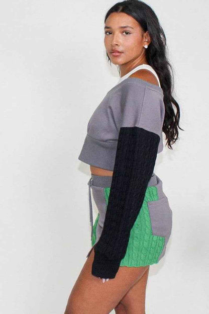 COZY CHARM CASUAL LOUNGE 3 PIECE SET kt168shophk