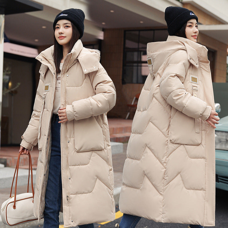 Detachable Hat Thickened Coat