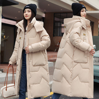 Detachable Hat Thickened Coat