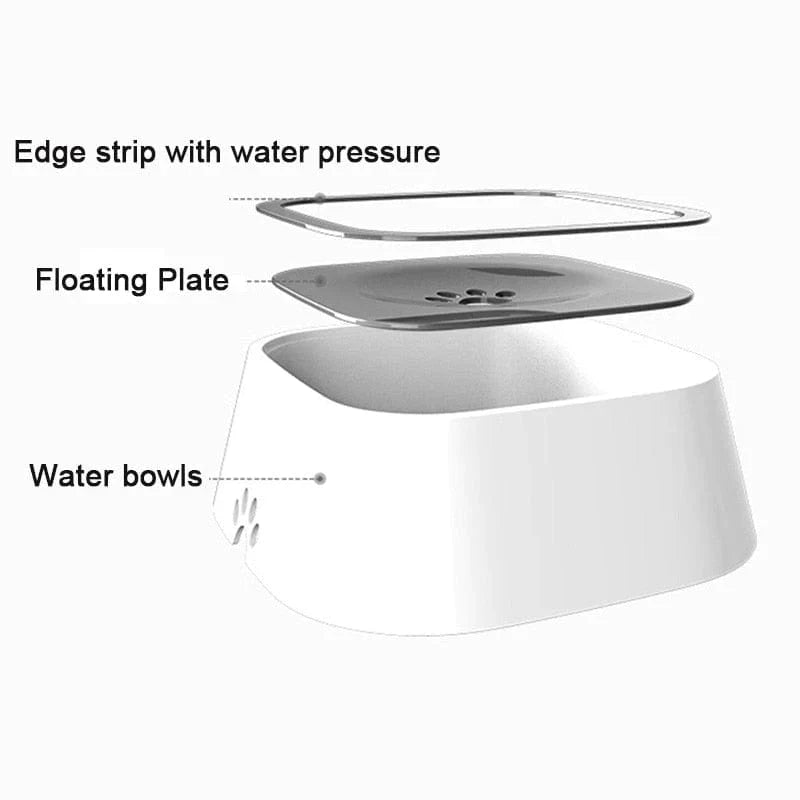 Dog Drinking Water Bowl with Floating Design - Non-Wetting, Non-Skid, Large Capacity 729091aa787af1edbc339fa348cd1927 kt168shophk
