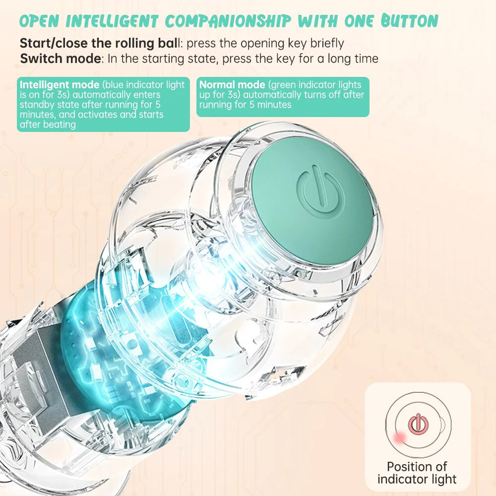 Smart Cat Toys Electric Cat Ball Automatic Rolling Ball Cat Interactive Toys Pets Toy for Cats Indoor Playing Cat Accessories 82494141b50b48fde7ab6ff137864f8d kt168shophk