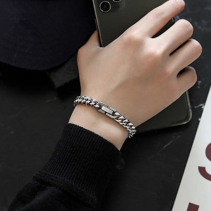 Cuban Link Chain Non-Fading Titanium Steel Necklace