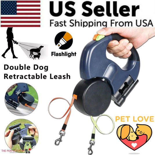Dual Pet Leash Retractable Reflective Lead 360 Swivel Double Dog Walking Leash Default Title 8a9ab051acc3dccd9108a68e923e68f0 kt168shophk