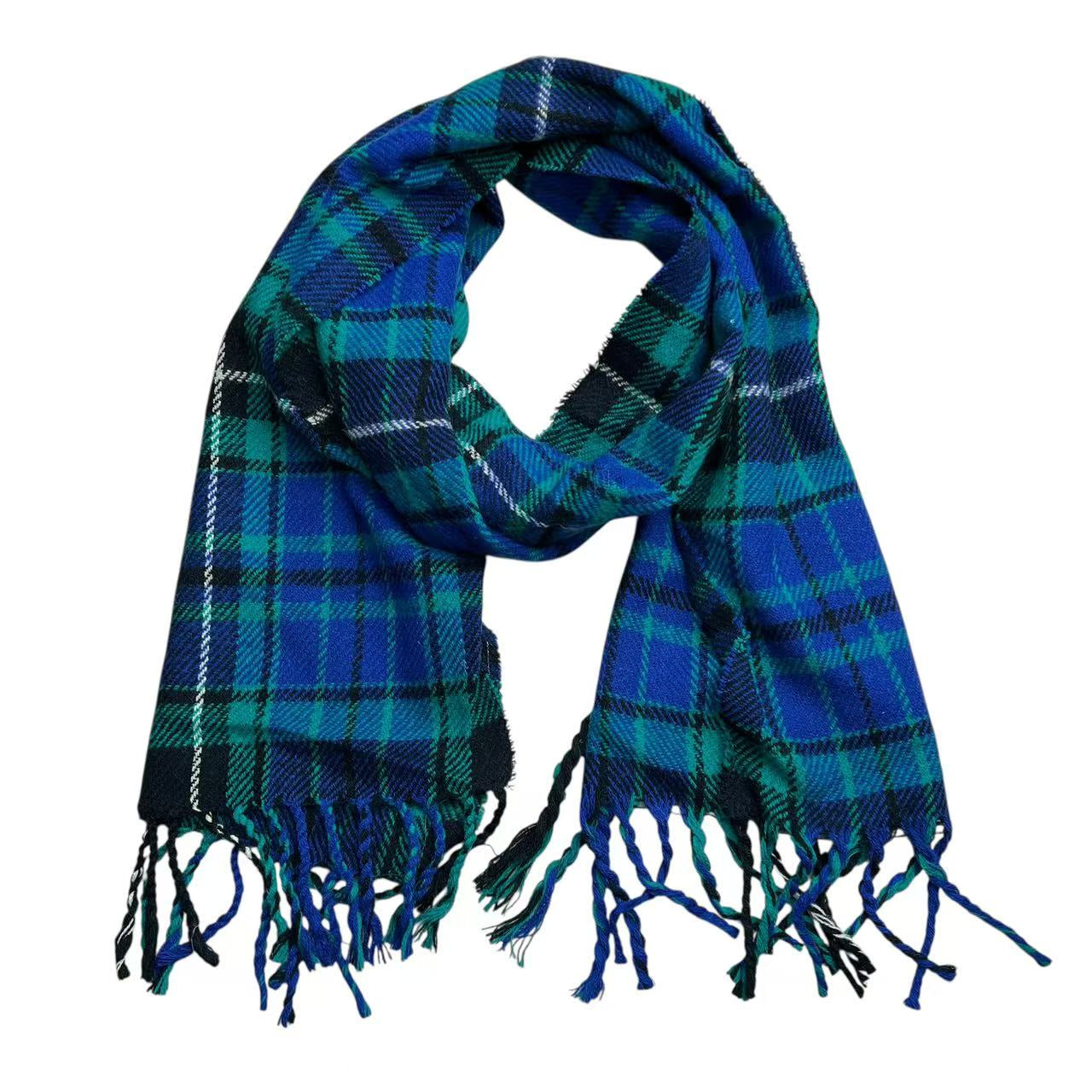 Winter Collar Scarf,Stripe with Threads Scarf