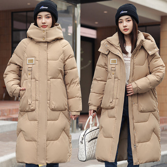 Detachable Hat Thickened Coat