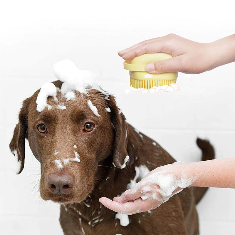 Soft Silicone Bath Massage Gloves for Dogs & Cats - Gentle Grooming Tool for a Spa-Like Experience - kt168shophk
