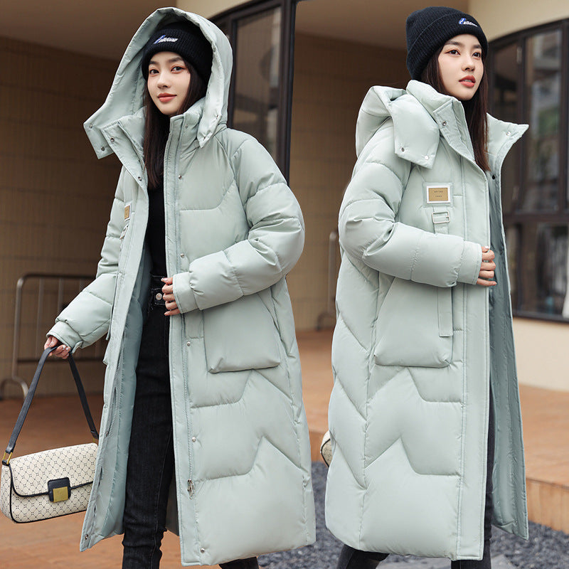 Detachable Hat Thickened Coat