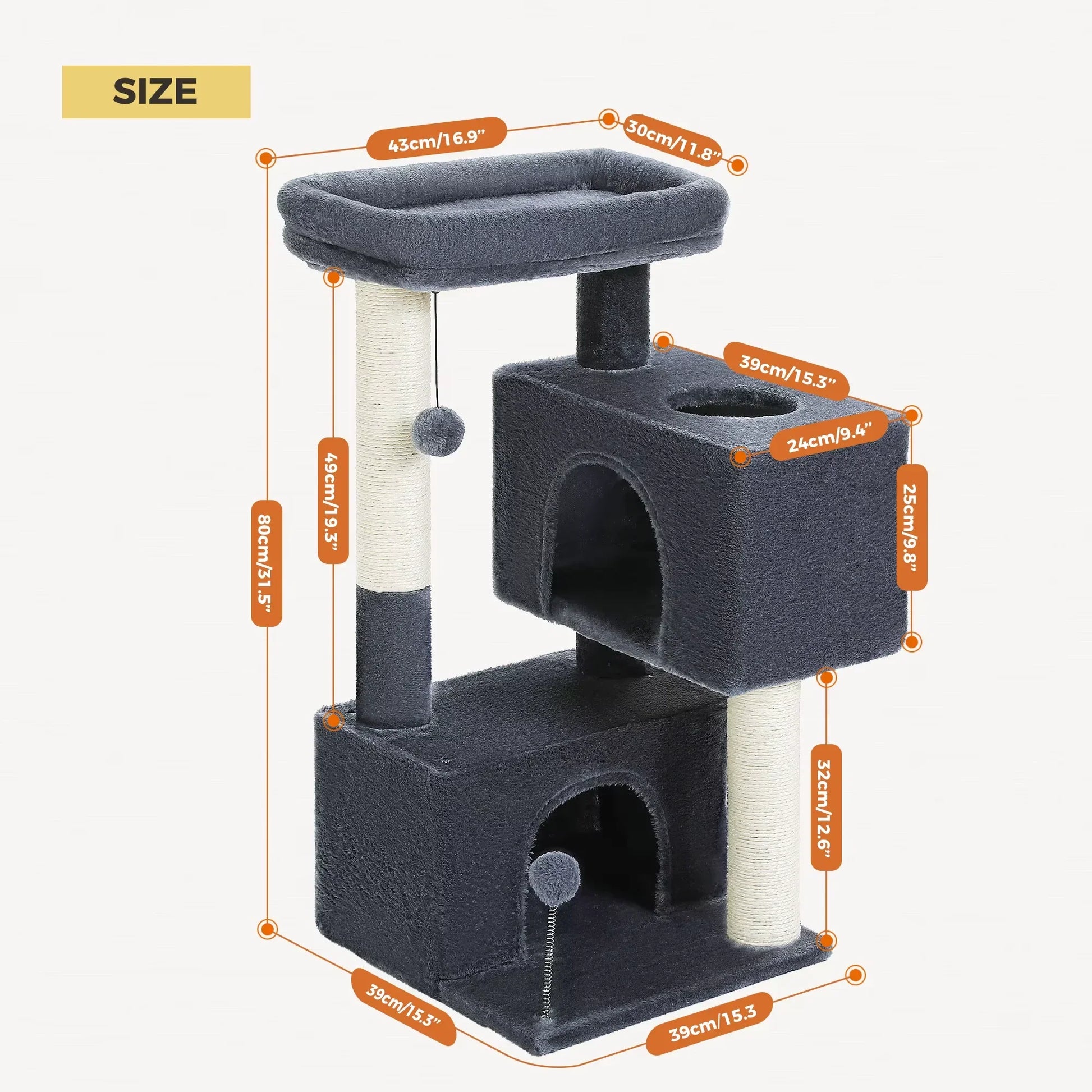 Cat Tree for Large Cats Cat Tower for Indoor f38dff94fb0200a8d90866a32c2db4d7 kt168shophk