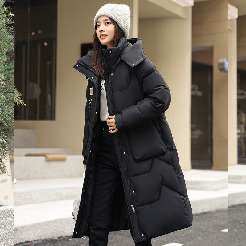 Detachable Hat Thickened Coat