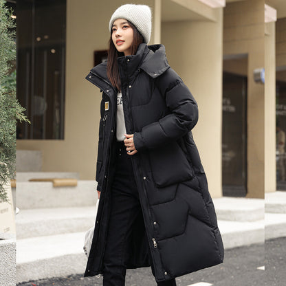 Detachable Hat Thickened Coat